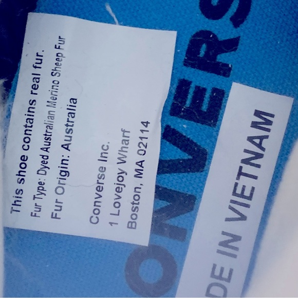 Converse x Ambush Chuck 70 Fuzzy High Navy White - Picture 14 of 14